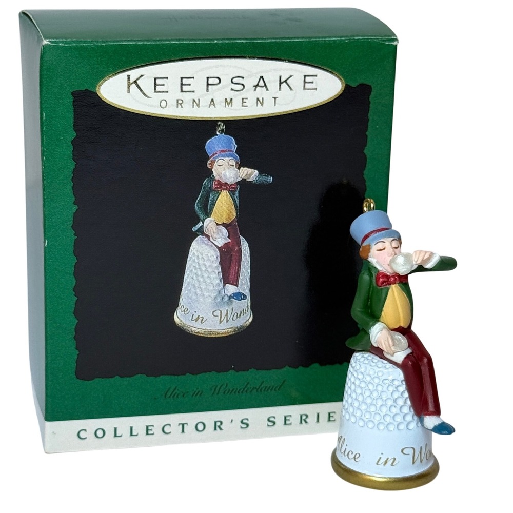 Hallmark Keepsake Ornament 1996 Mad Hatter Alice in Wonderland Series 2 QXM4264